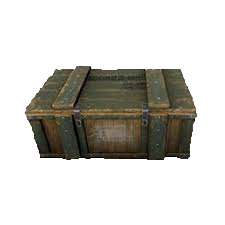 rust militarty crate