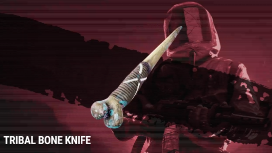 tribal bone knife