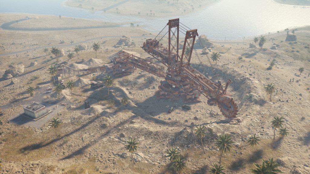 excavator aerial