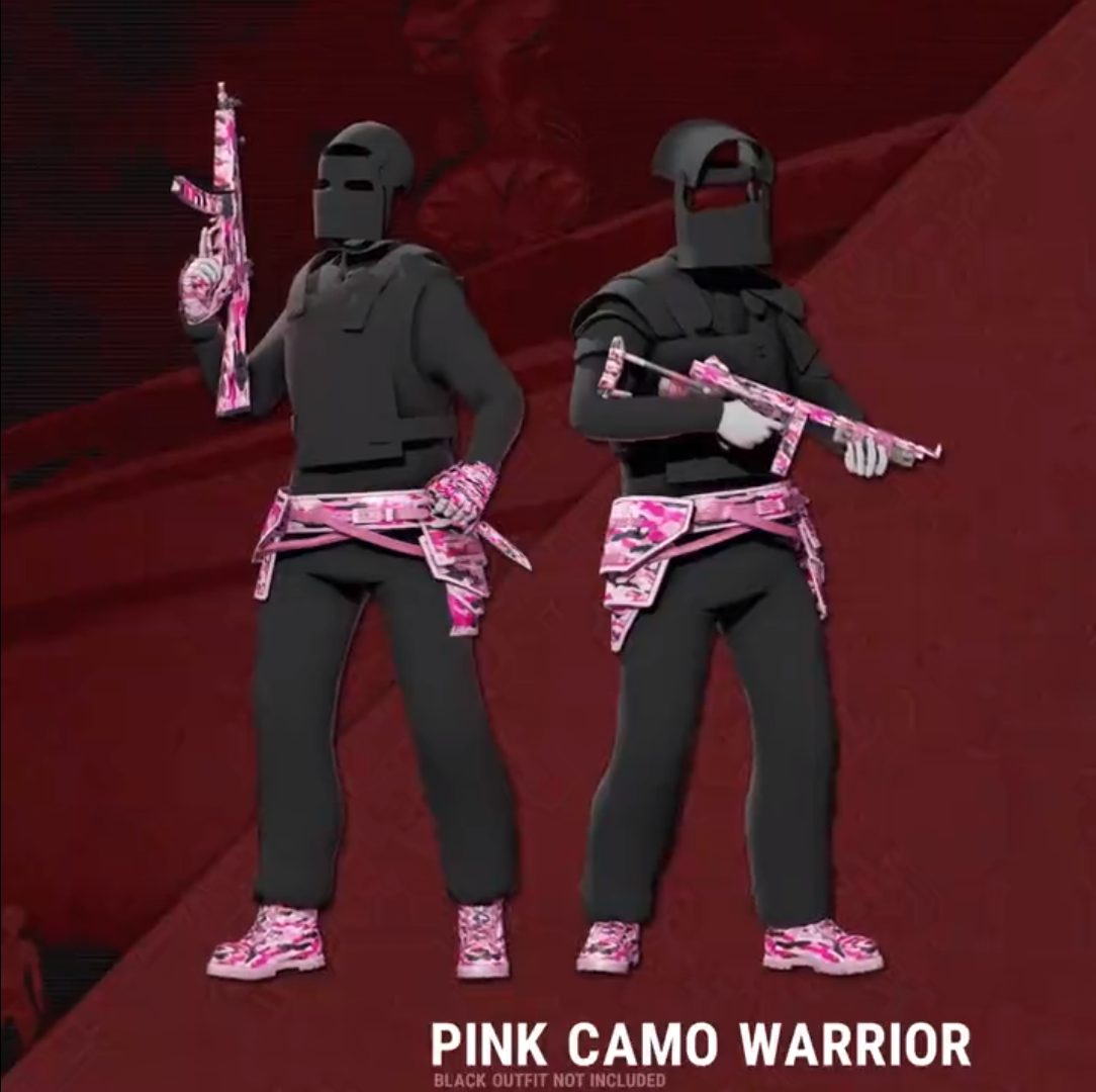 pink camo warrior set rust console edition 