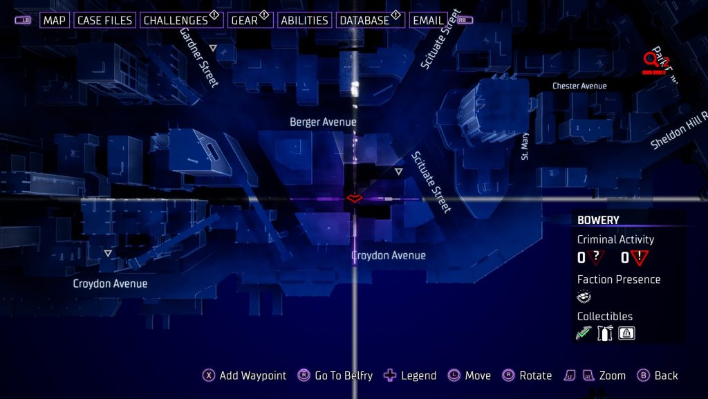 Gotham Knights Batarang Bowery 8 térkép