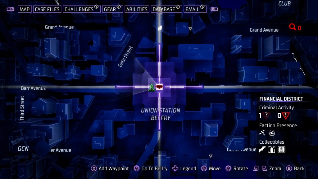 Gotham Knights Batarang Financial District 1 mapa