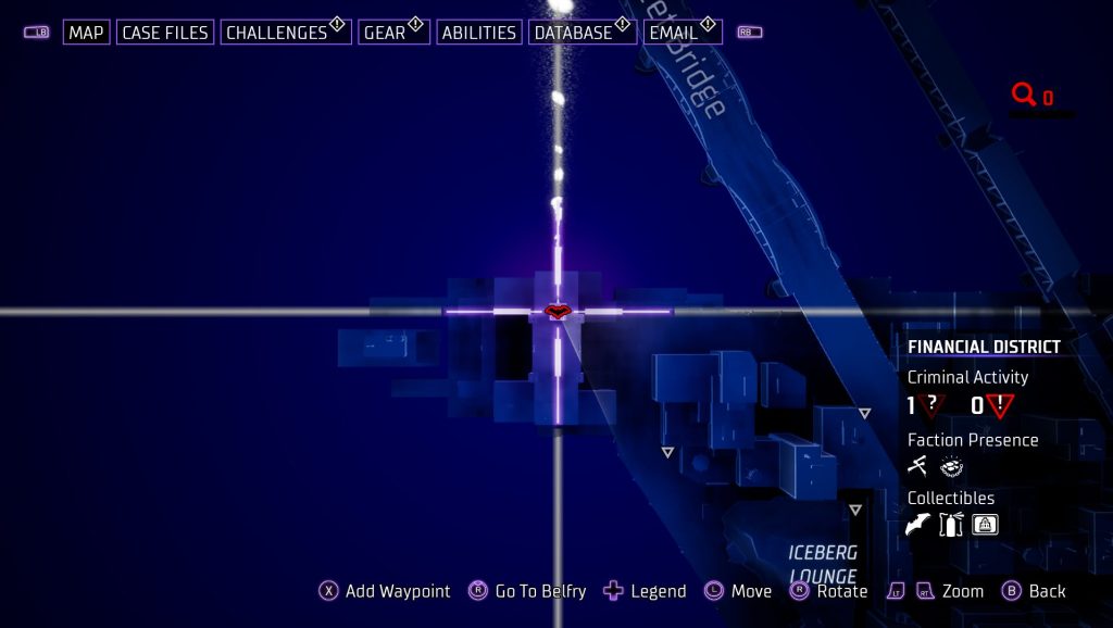 Gotham Knights Batarang Financial District 2 χάρτης