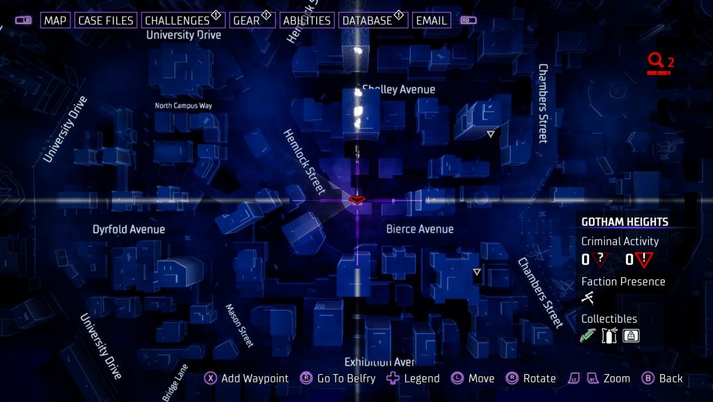 Gotham Knights Batarang Gotham Heights 6 Χάρτης