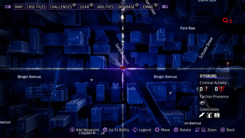 Gotham Knights Batarang Otisburg 3 térkép