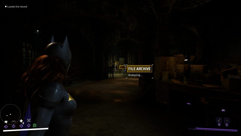gotham knights mission 1.4 records room scanning archive
