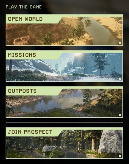 icarus week 47 update open world mode menu selection screen 1