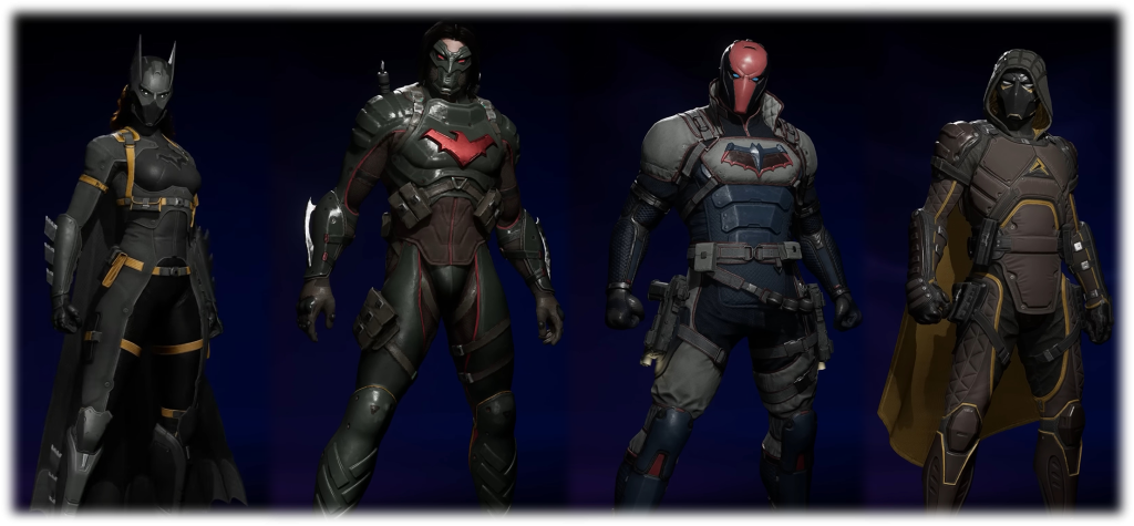 knight ops suit style gotham knights