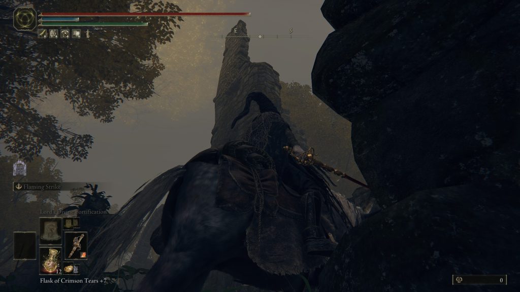 mistwood ruin where to stand limgrave elden ring blaidd quest