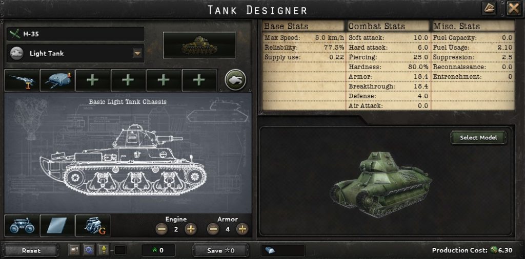 hearts of iron 4 tank designer