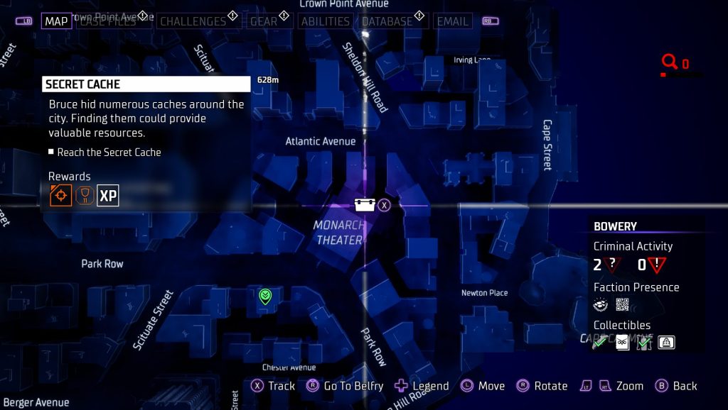 gotham knights secret cache 7 map