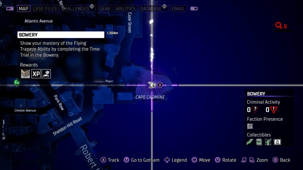 gotham knights time trial nightwing 1 map