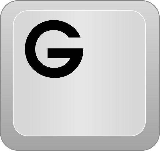 computer key g t