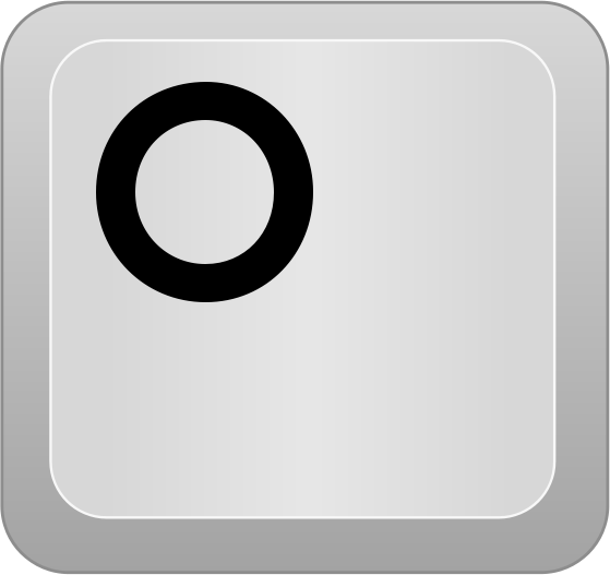 computer key o t