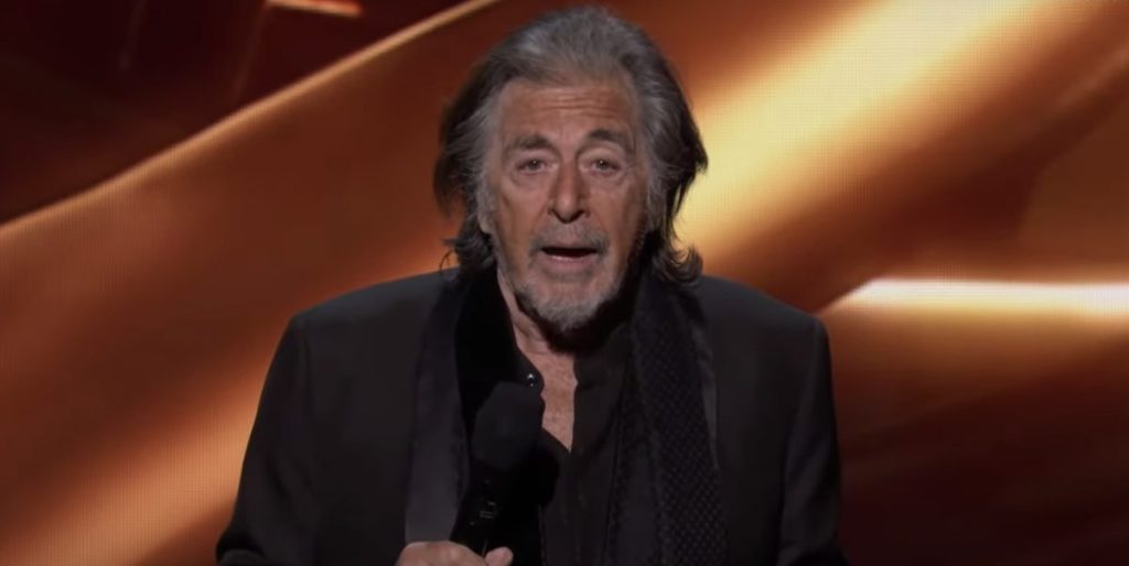 al pacino game awards confused old man