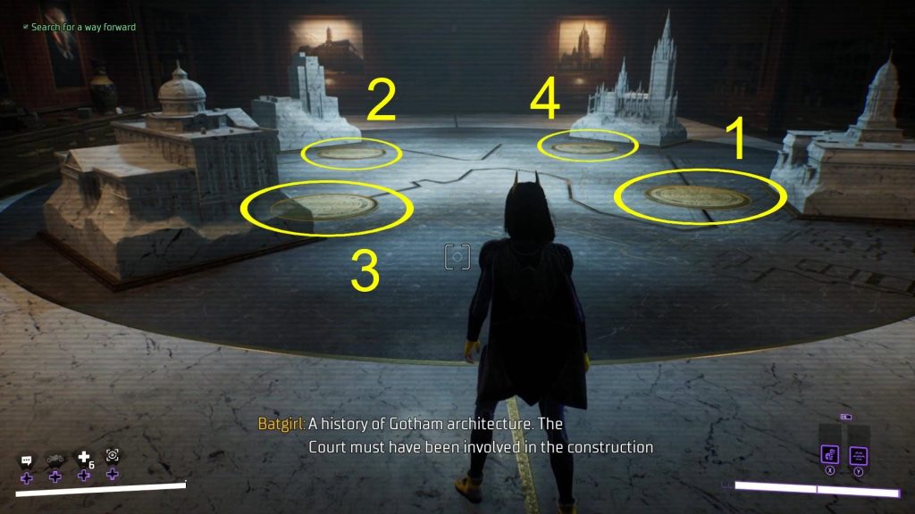 Rozwiązanie układanki Jak rozwiązać puzzle podłogowe w hotelu Orchard Gotham Knights