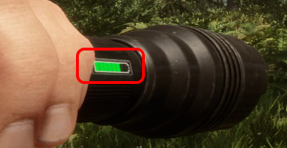 battery level of flashlight tools sons of the forest guide