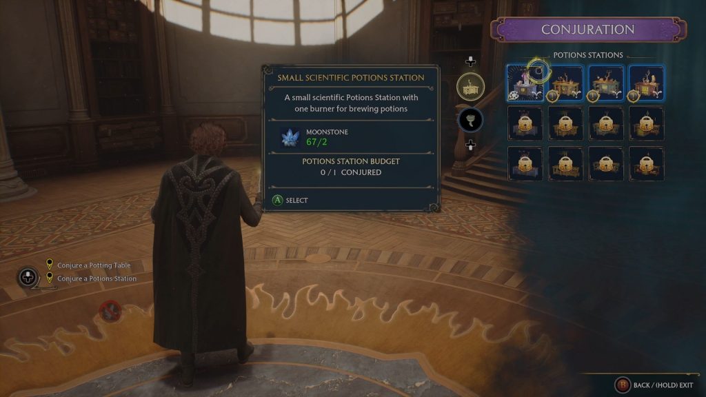 conjuration potion station hogwarts legacy