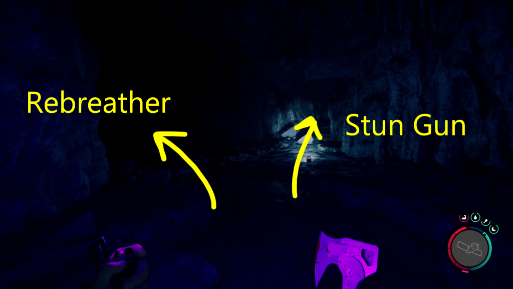 fork in the cave where to find the stun gun sons of the forest guide