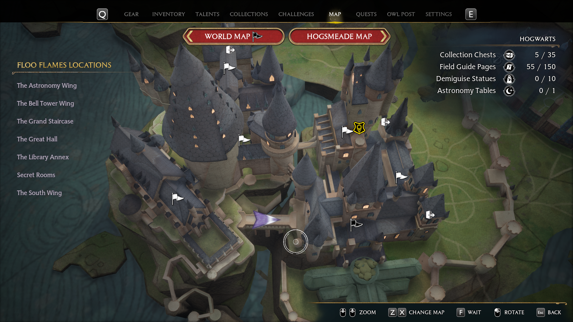 How to solve the Argyllshire map puzzle in Hogwarts Legacy - Gamepur