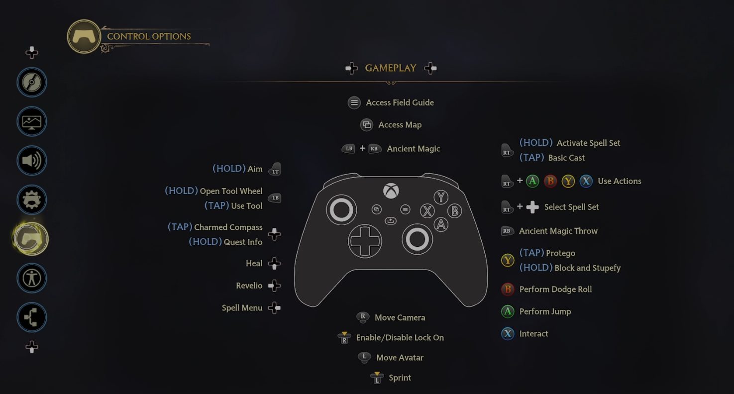 Basic Controls - Hogwarts Legacy - EIP Gaming