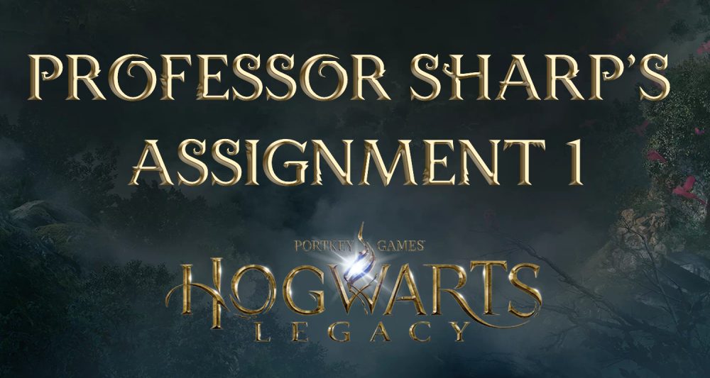 hogwarts legacy professor sharp assignment 1 featured image
