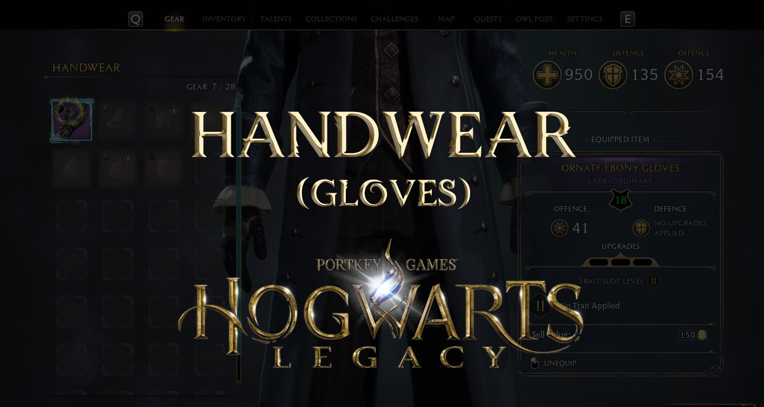 hogwarts legacy handwear (gloves)