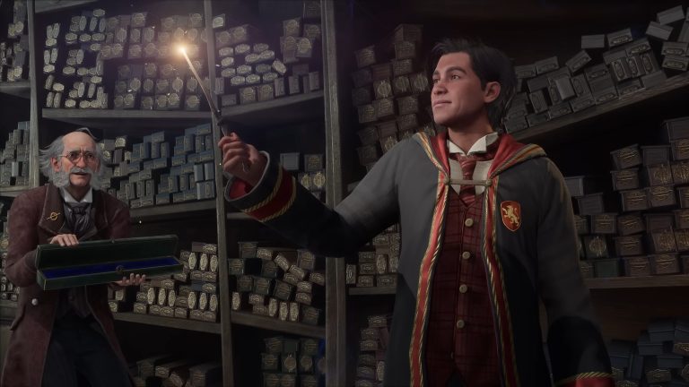 hogwarts legacy official launch trailer wand without glow