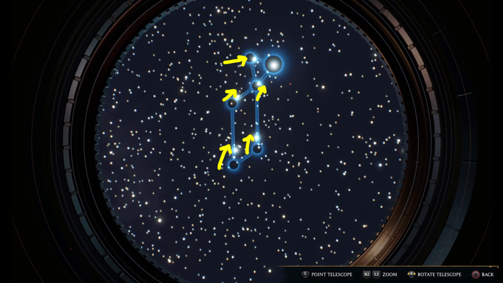 lining up the constellations astronomy class hogwarts legacy quest walkthrough