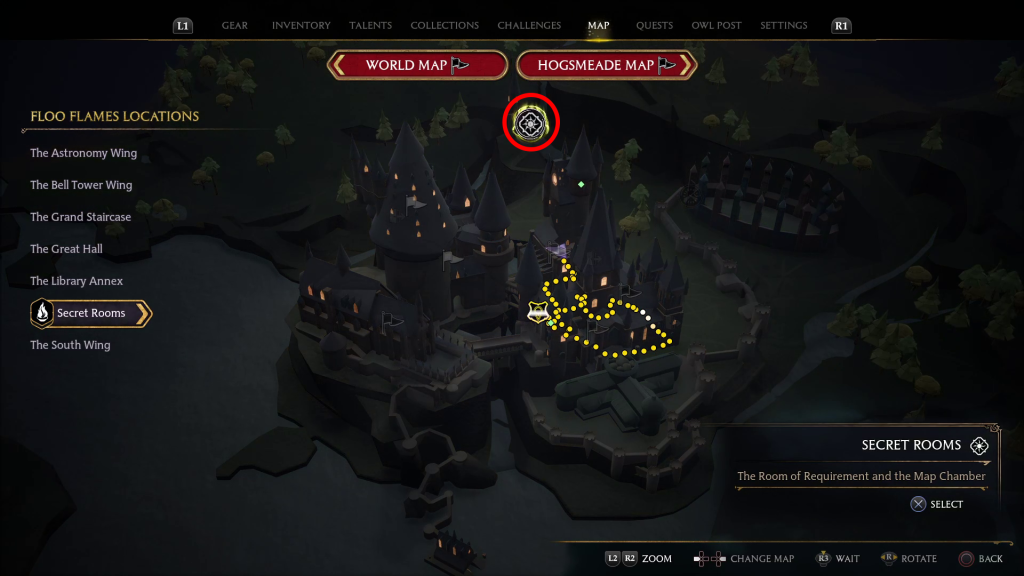 map secret rooms san bakars trial quest walkthrough hogwarts legacy
