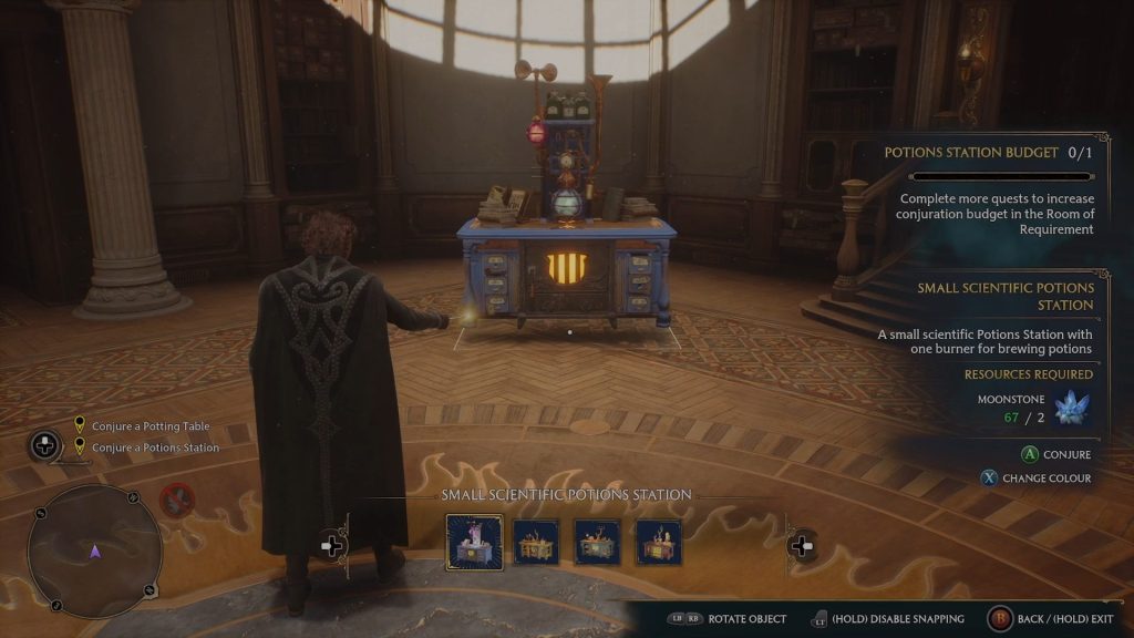 potion station customization style hogwarts legacy