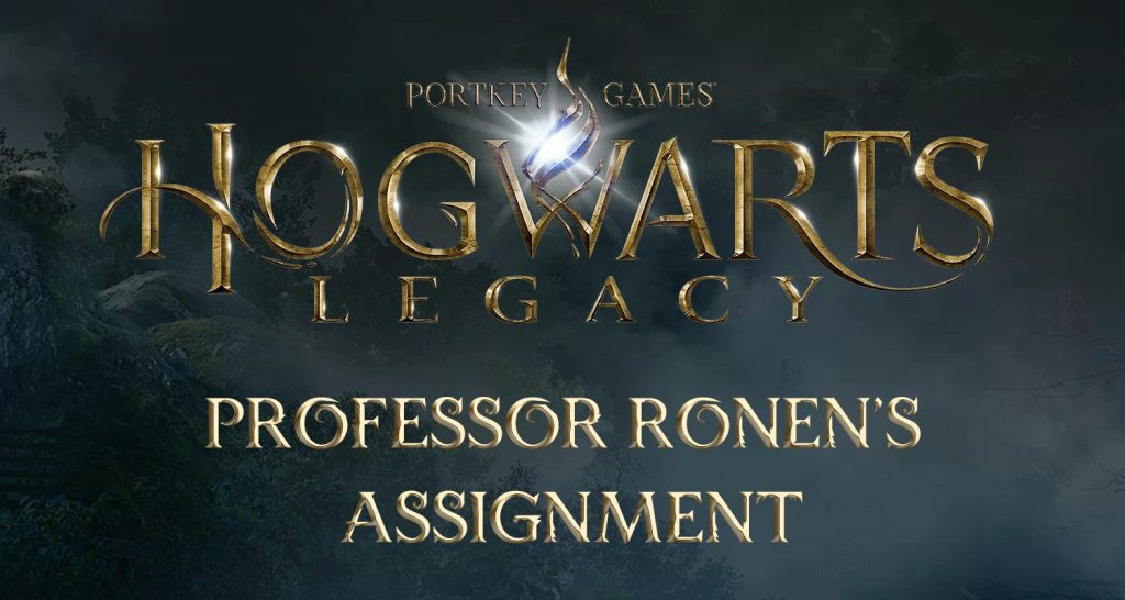 professor ronen's assignment featured image hogwarts legacy quest walkthrough