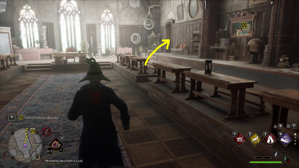 professors office weasleys watchful eye quest walkthrough hogwarts legacy