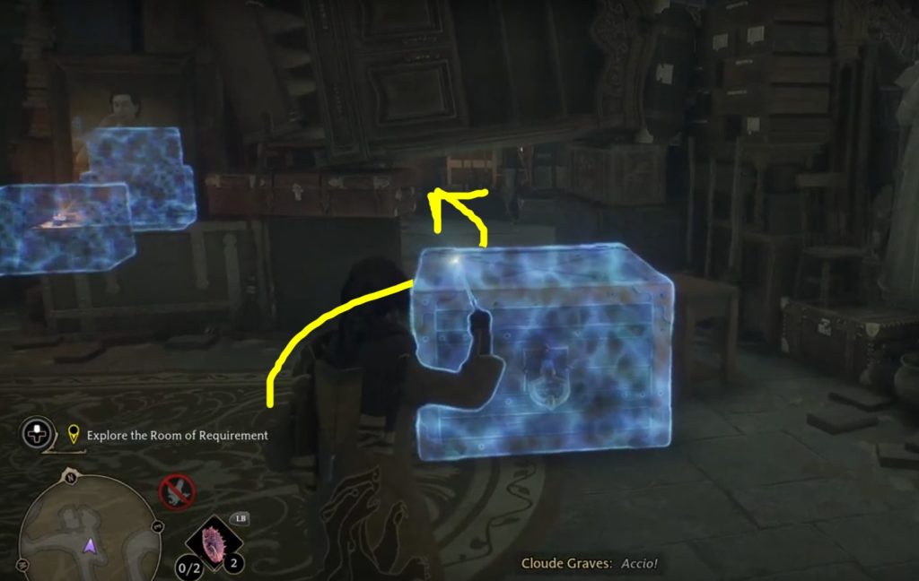 second puzzle part 1 the room of requirement quest walkthrough hogwarts legacy