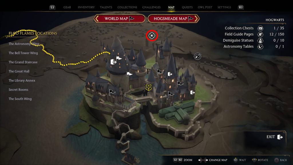 secret rooms map the final repository quest walkthrough hogwarts legacy