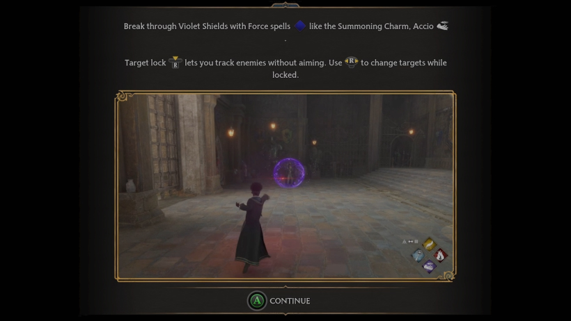 violet shields tutorial targetting tutorial hogwarts legacy