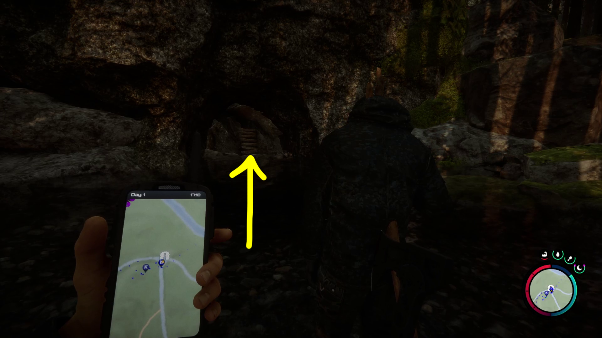 How to exit the Shovel Cave in Sons of the Forest