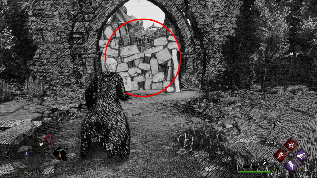 bombarda on wall niamh fitzgeralds trial quest walkthrough hogwarts legacy