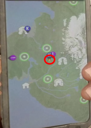 gps map image zoomed out where to get modern axe of the forest guide