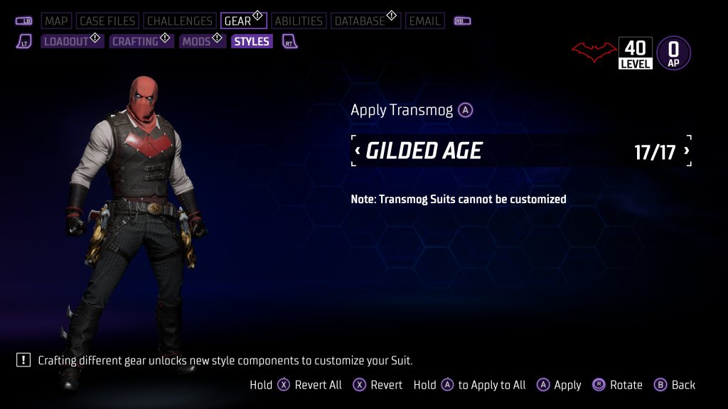 gotham knights gilded age skins leak red hood