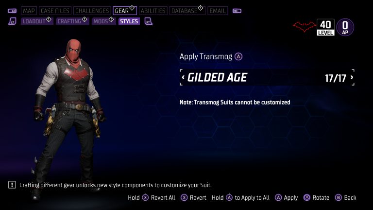 gotham knights gilded age skins leak red hood