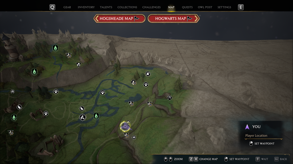 hogsmeade valley collection chest v map location
