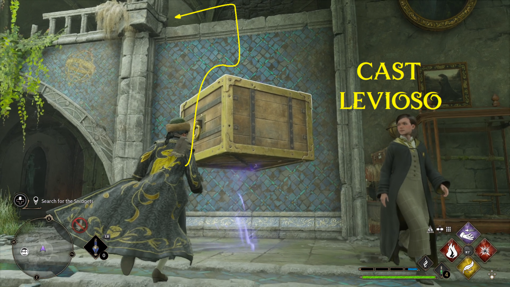 hogwarts legacy a bird in the hand 8 2 levioso box