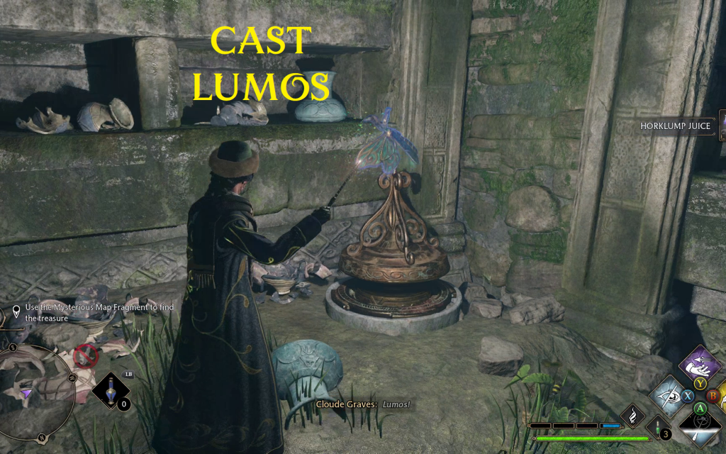 hogwarts legacy cursed tomb treasure 13 2 lumos moth1