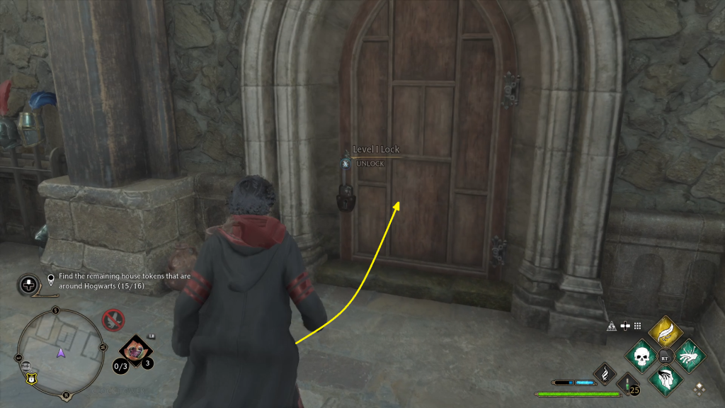 hogwarts legacy daedalian keys 16 1 bell tower door