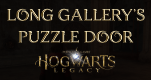 hogwarts legacy long gallery puzzle door featured image