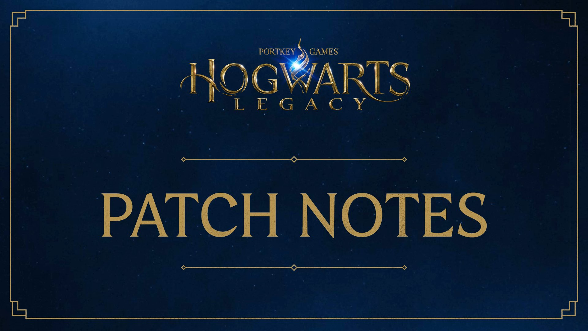 hogwarts legacy patch notes featured image
