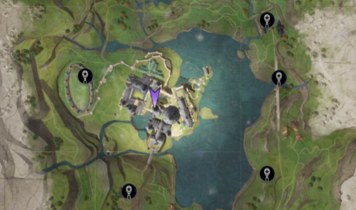 south hogwarts region balloon sets map locations