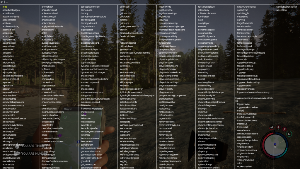 Sons Of The Forest Cheats Console Commands EIP Gaming   Entire List Console Commands Sons Of The Forest Guide 1024x577 