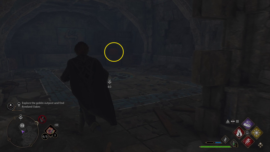 hogwarts legacy korrow ruins collection chest location